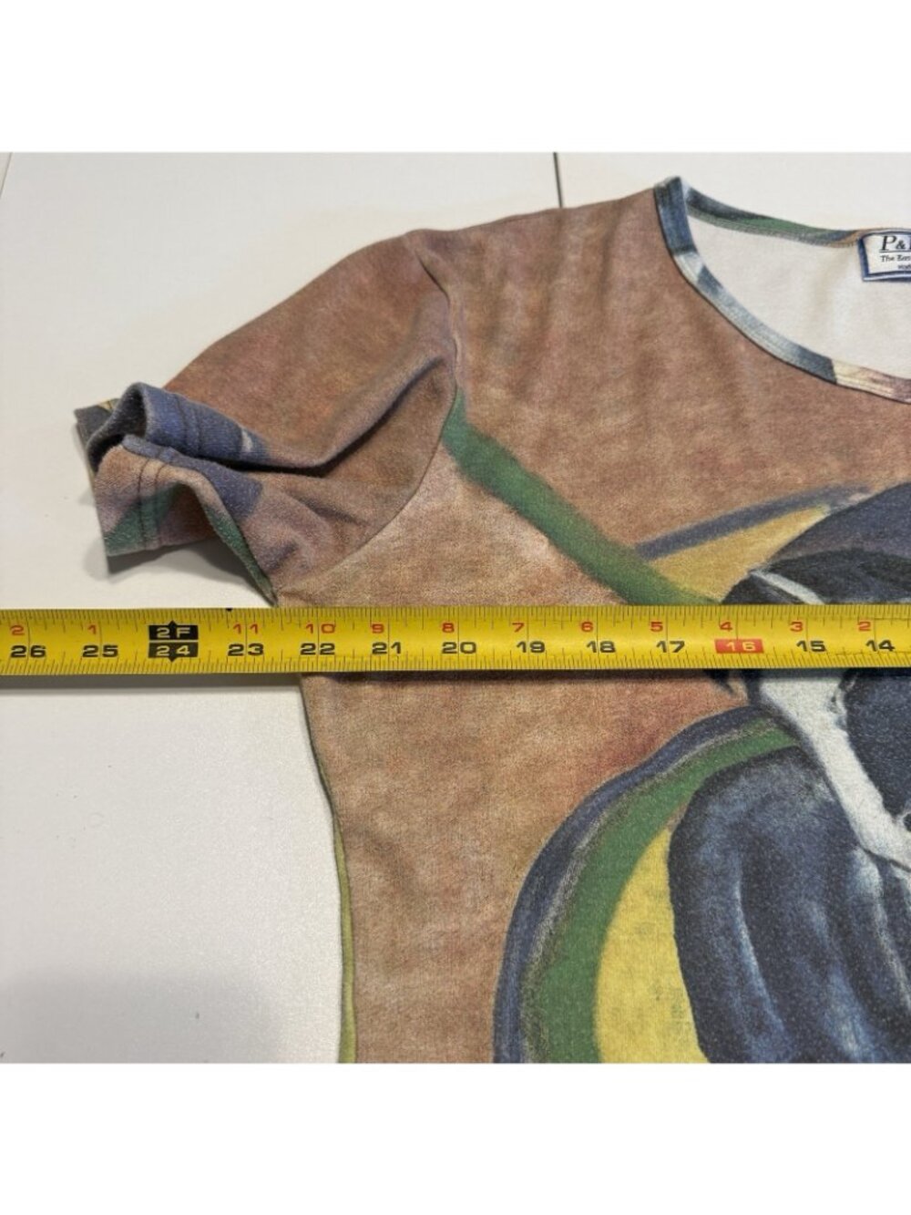 P&N Horse T Shirt Womens XL All Over Print Art Tee The East's Enlightened - Picture 5 of 6
